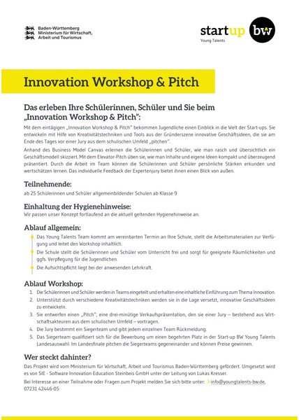 Informationen für Schulen